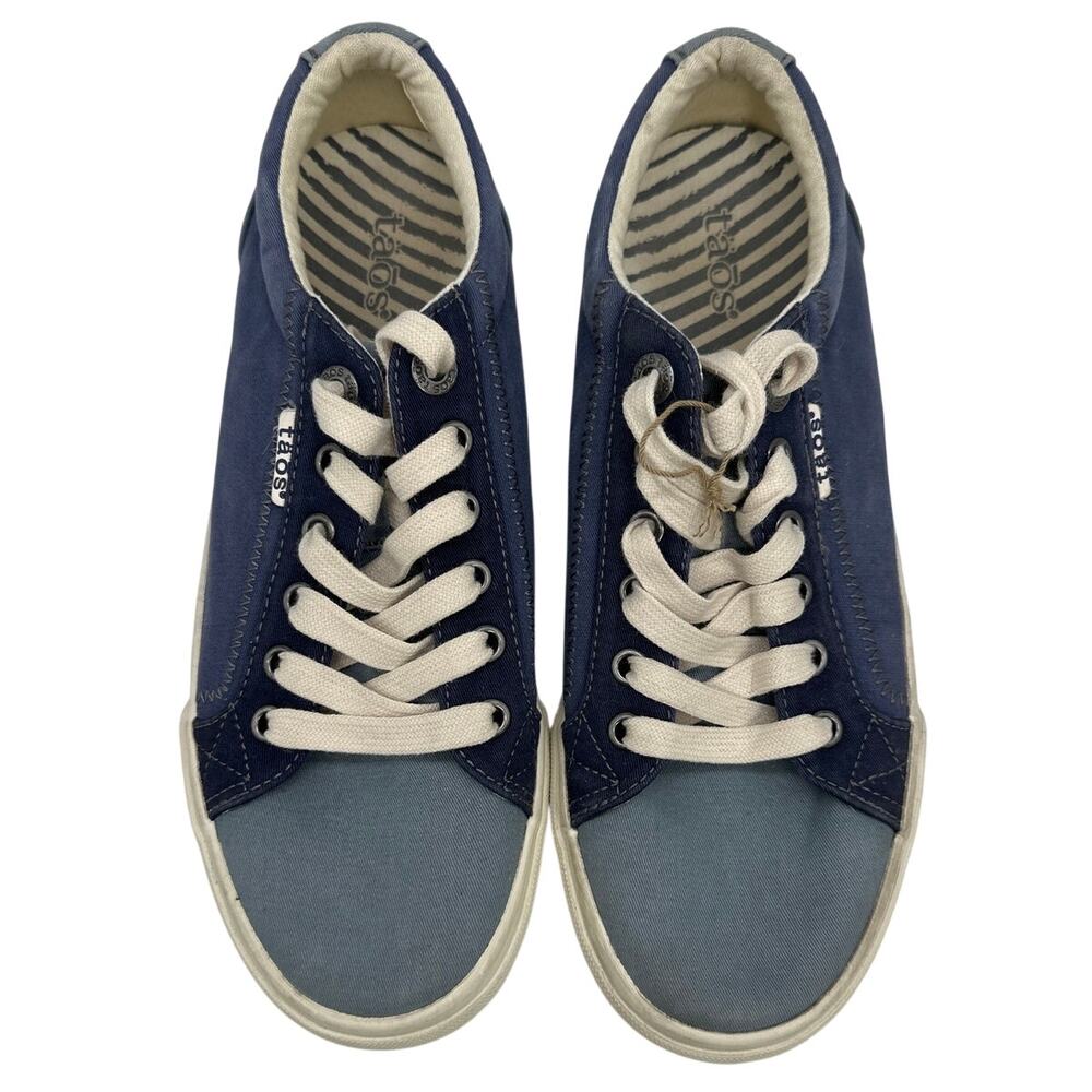 Taos Plim Soul Women's Sneakers Blue Multi Canvas Sz 8 Walking Comfort Shoes